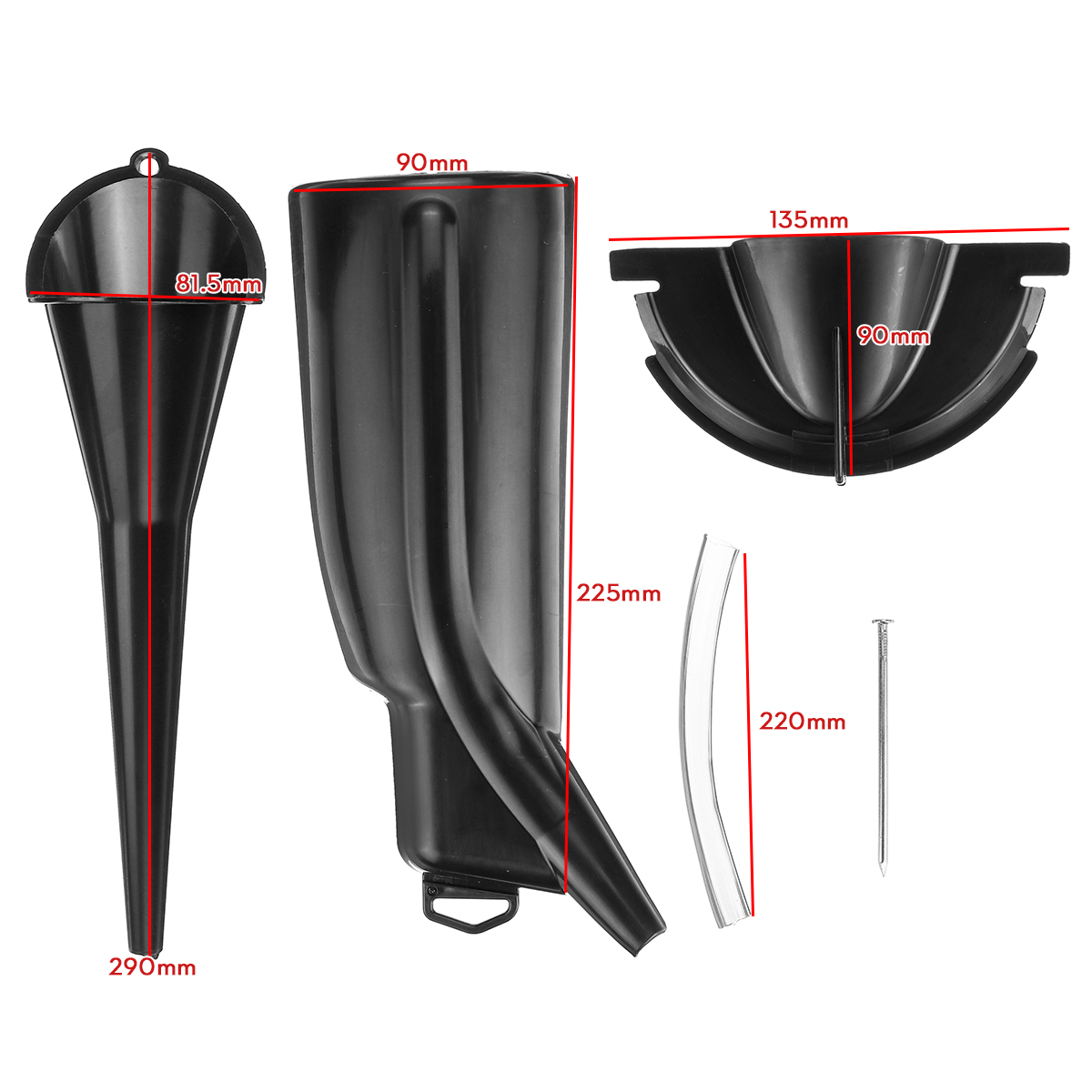3pcs-Crankcase-FillPrimary-Case-Oil-FillDrip-Free-Motorcycle-Oil-Funnel-Kit-Black-1566862
