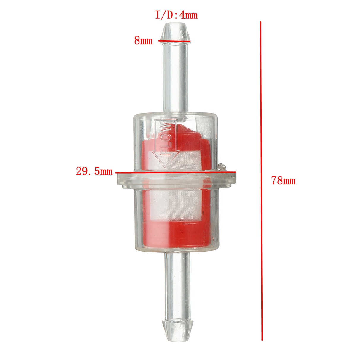 516inch-8mm-Inline-Petrol-Fuel-Line-Filter-Universal-Motorcycle-Pit-Dirt-Bike-ATV-1126683