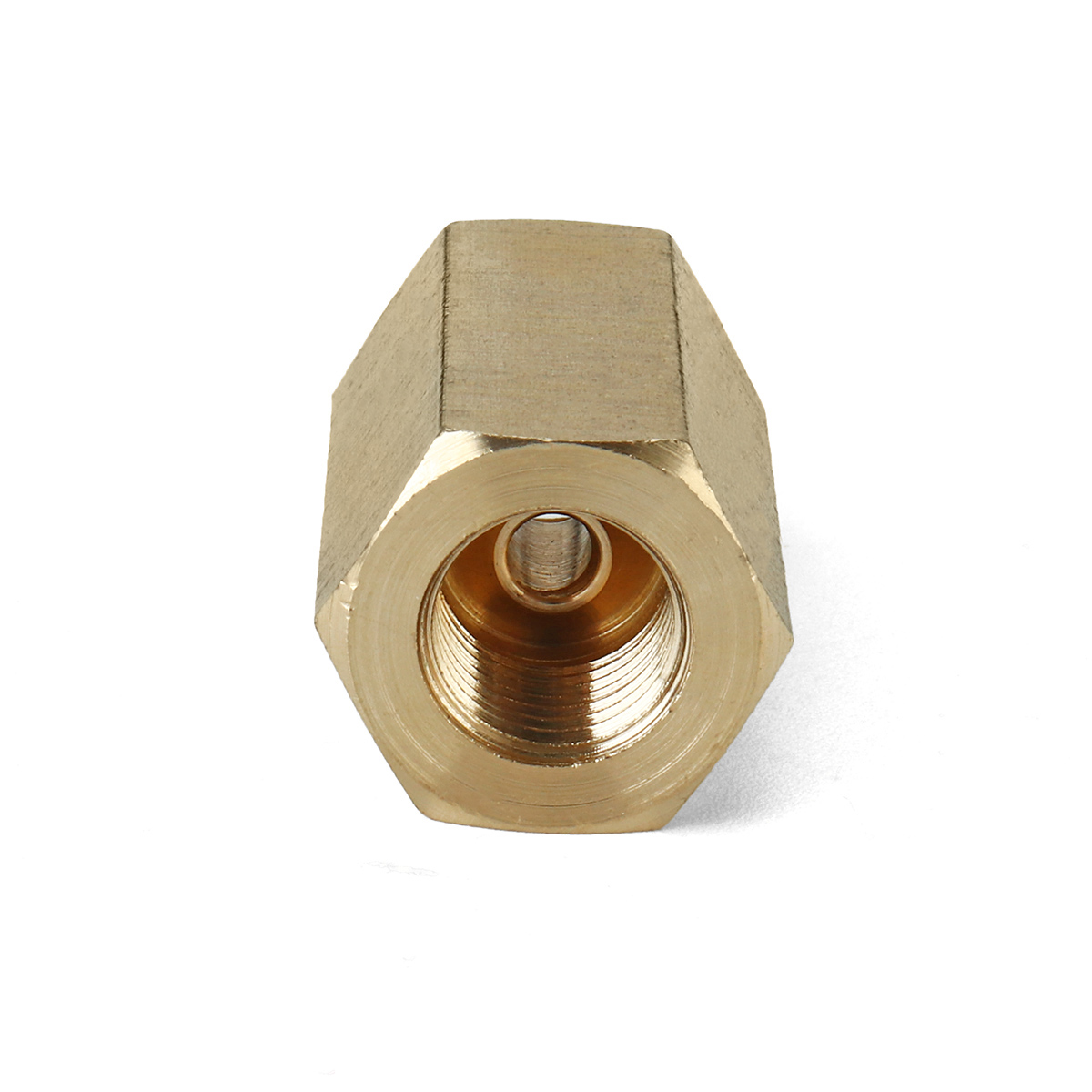 5Pcs-Inverted-Flare-Brass-Brake-Line-Union-For-316-Tube--38-24-Threads-1724014