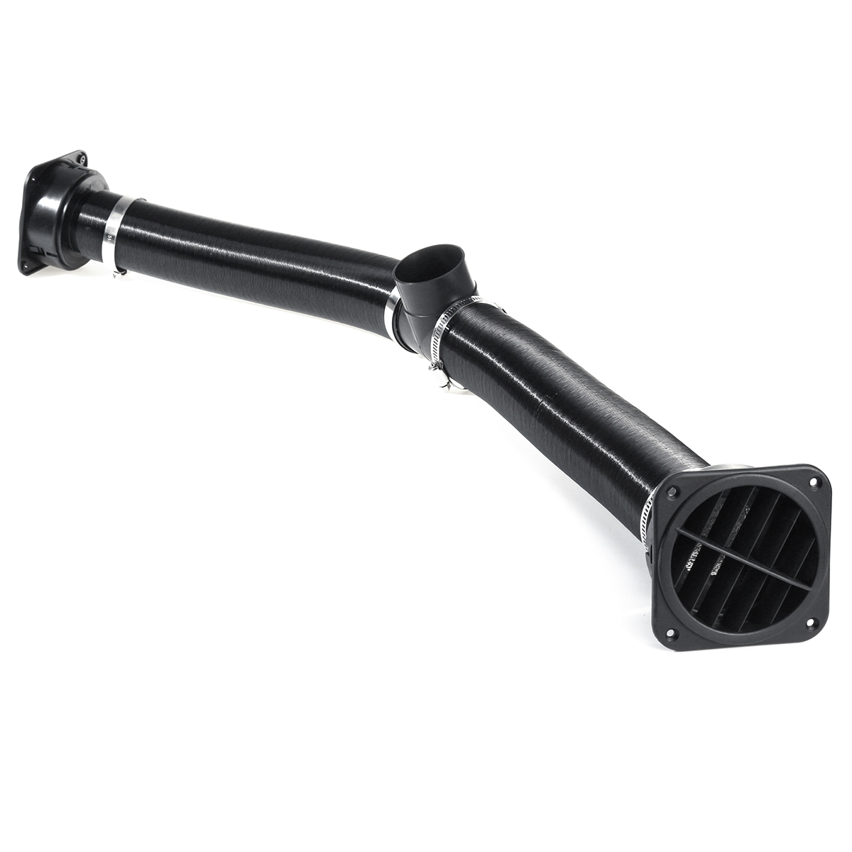 60mm-Heater-Pipe-Ducting-T-Piece-Air-Outlet-Vent-Clamps-50-100cm-For-Eberspacher-1723922