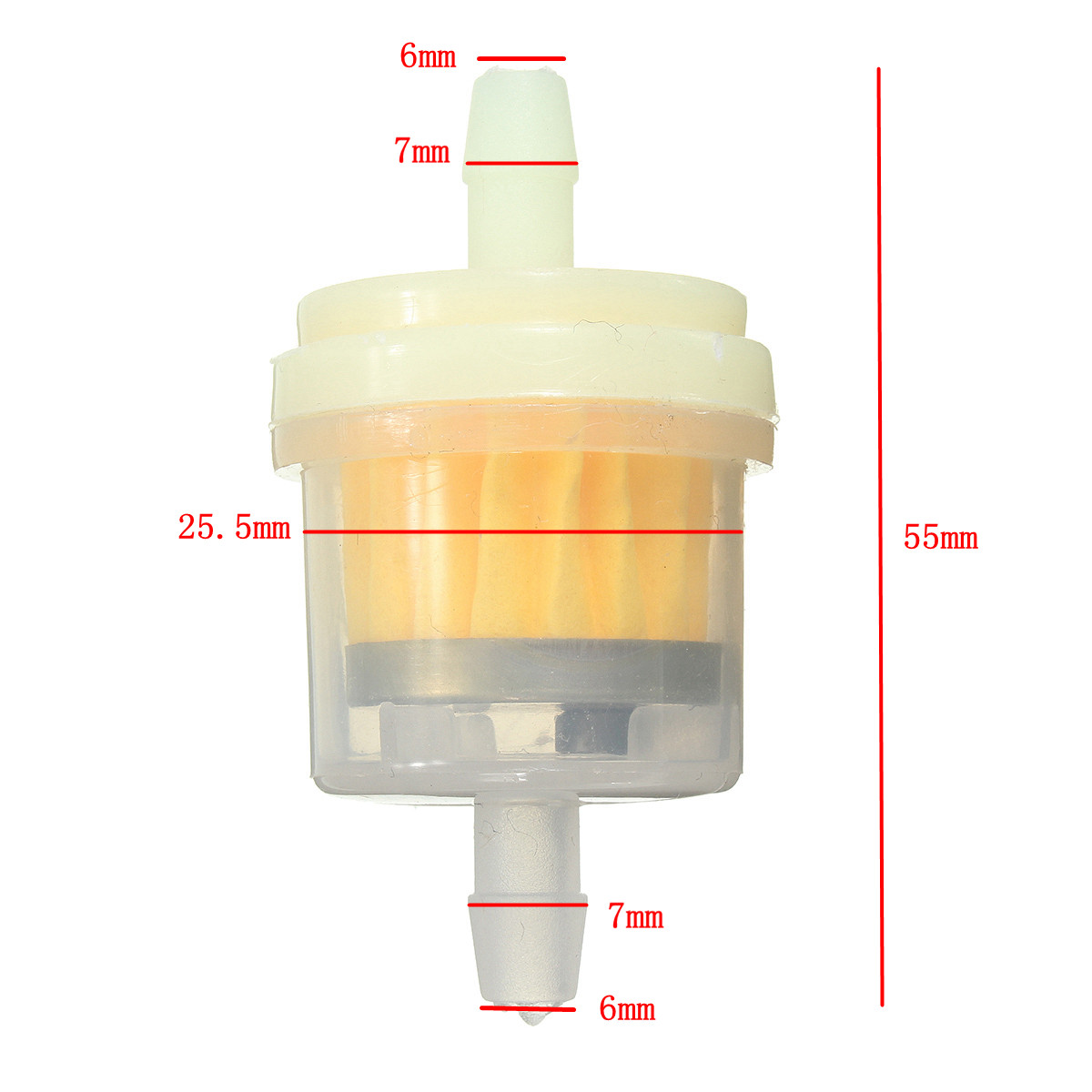 6mm-Gas-Fuel-Filter-Petrol-Pipe-Hose-Line-4-Clips-Universal-Motorcycle-Dirt-Bike-1100251