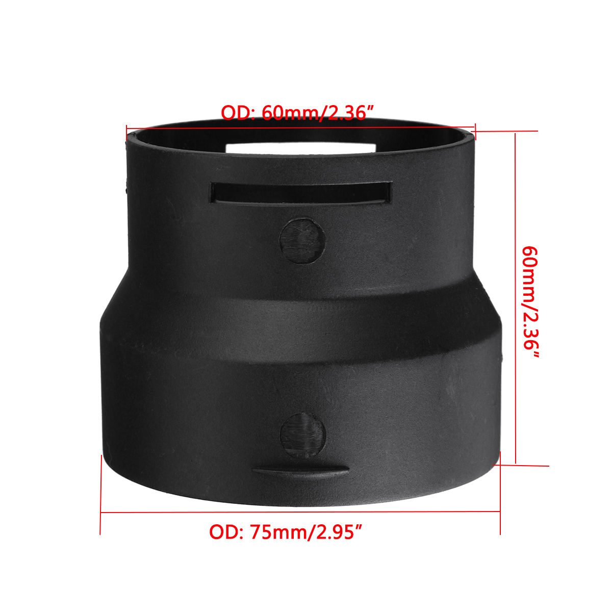75mm-To-60mm-Ducting-Reducer-Outlet-Adaptor-Converter-For-Eberspacher-Heater-1812595