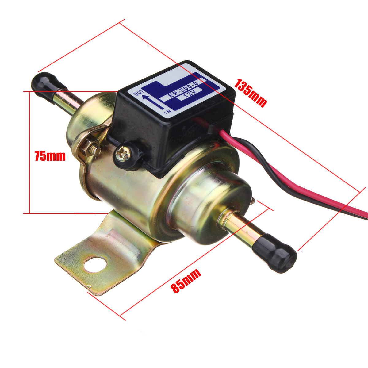FUEL-PUMP-For-KUBOTA-12V-SMALL-ENGINES-70-80-LPH-1-5-PSI-Durable-Material-1650175