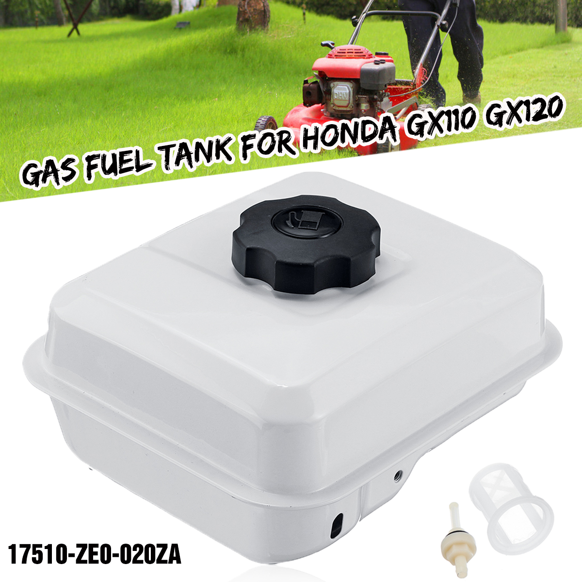 Fuel-Gas-Petrol-Tank-wCover-Filter-For-Honda-GX110-GX120-Engine-17510-ZE0-020ZA-1535140