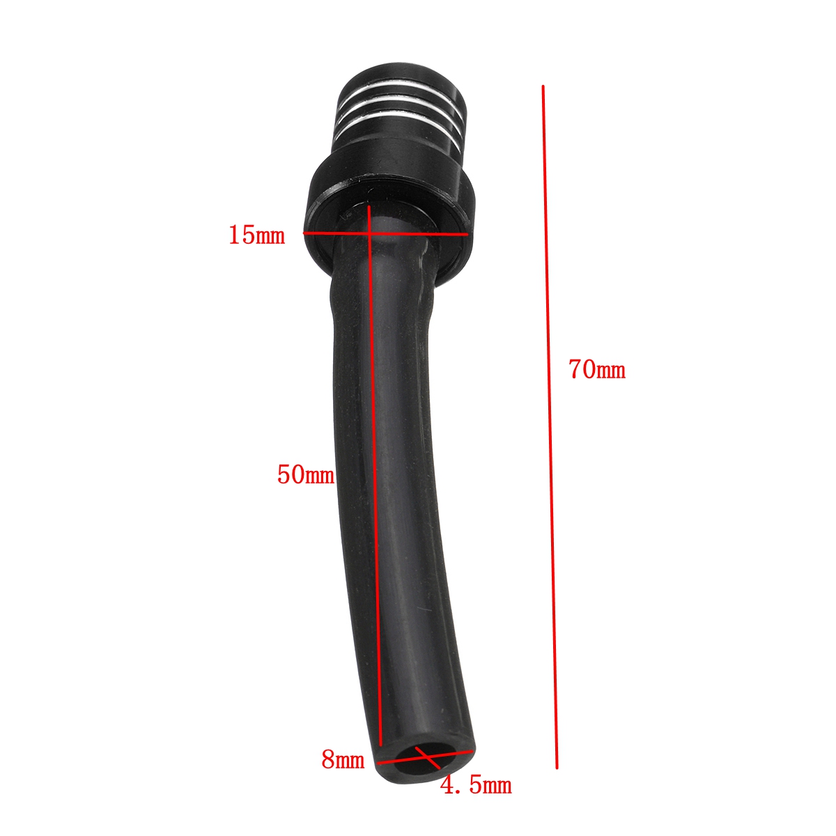 Gas-Fuel-Cap-Valve-Vent-Breather-Hose-One-Way-Tube-For-ATV-PIT-Dirt-Bike-1146295
