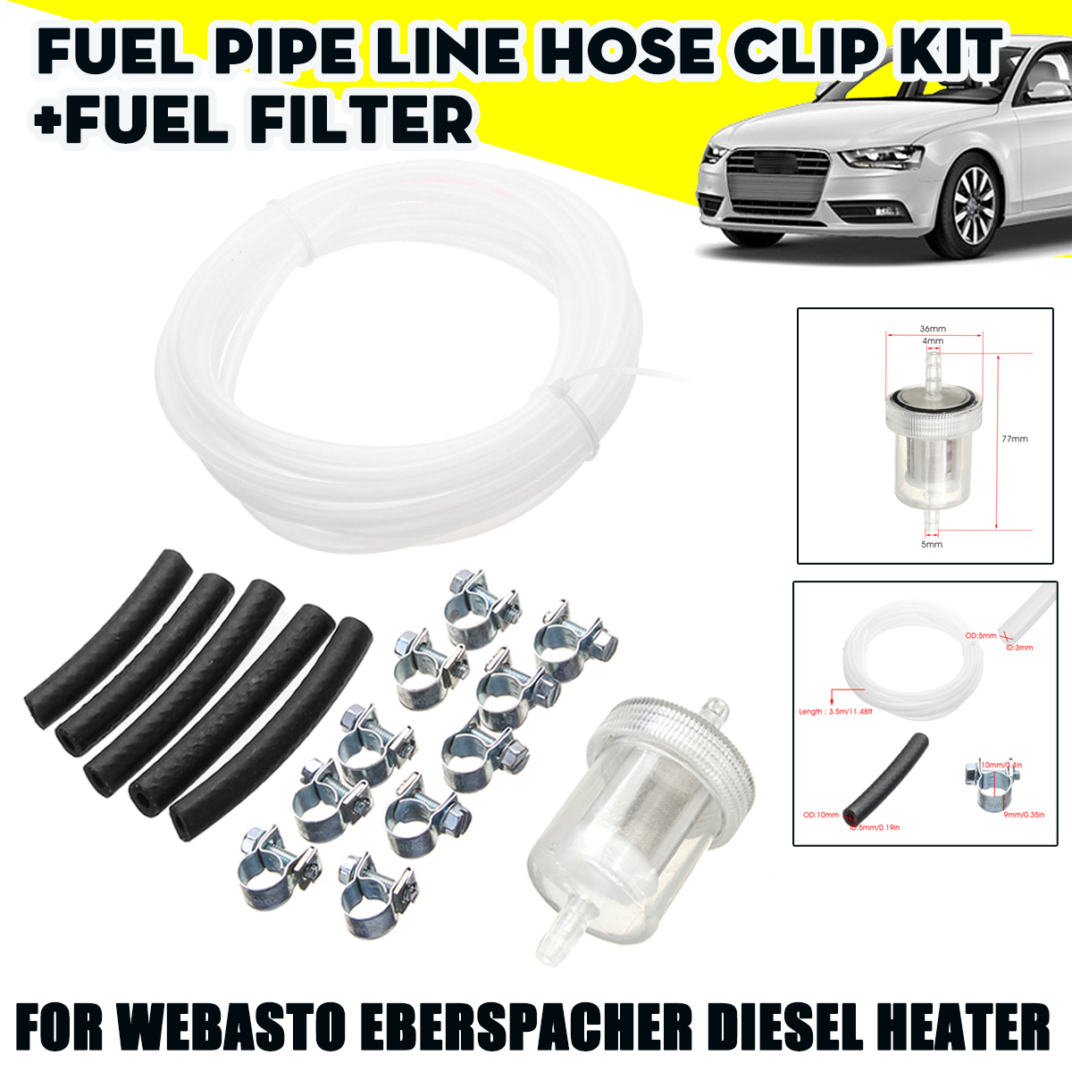 Inline-Fuel-Pipe-Hose-Clip-Fuel-Filter-Kit-For-Webasto-Eberspacher-Diesel-Heater-1674716