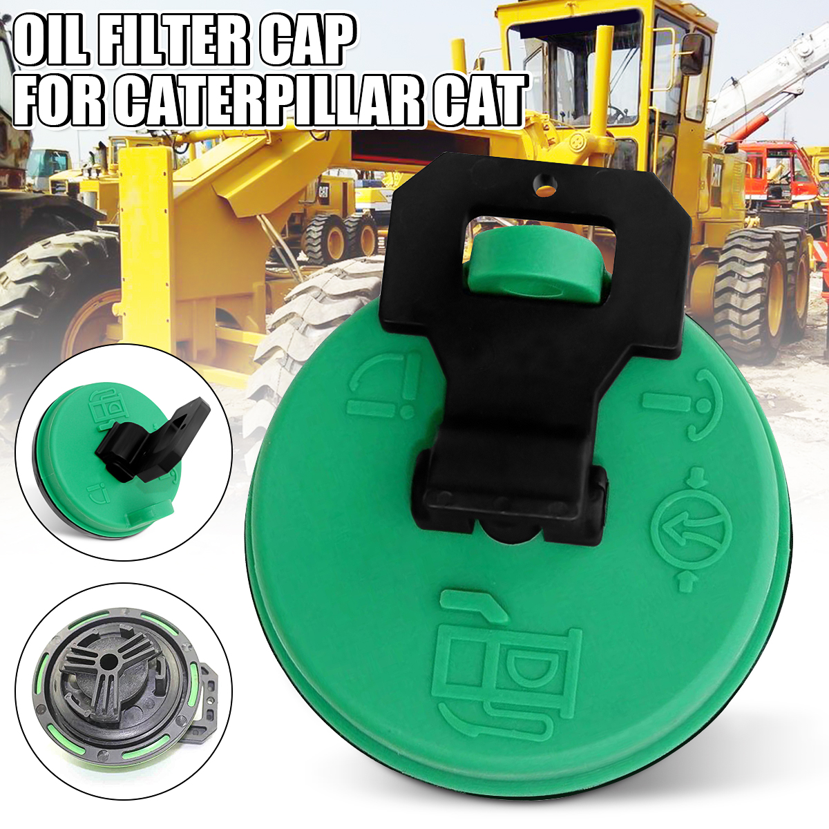 Locking-Fuel-Tank-Cap-Cover-Lid-For-Caterpillar-CAT-1428828-2849039-2987224-1692858