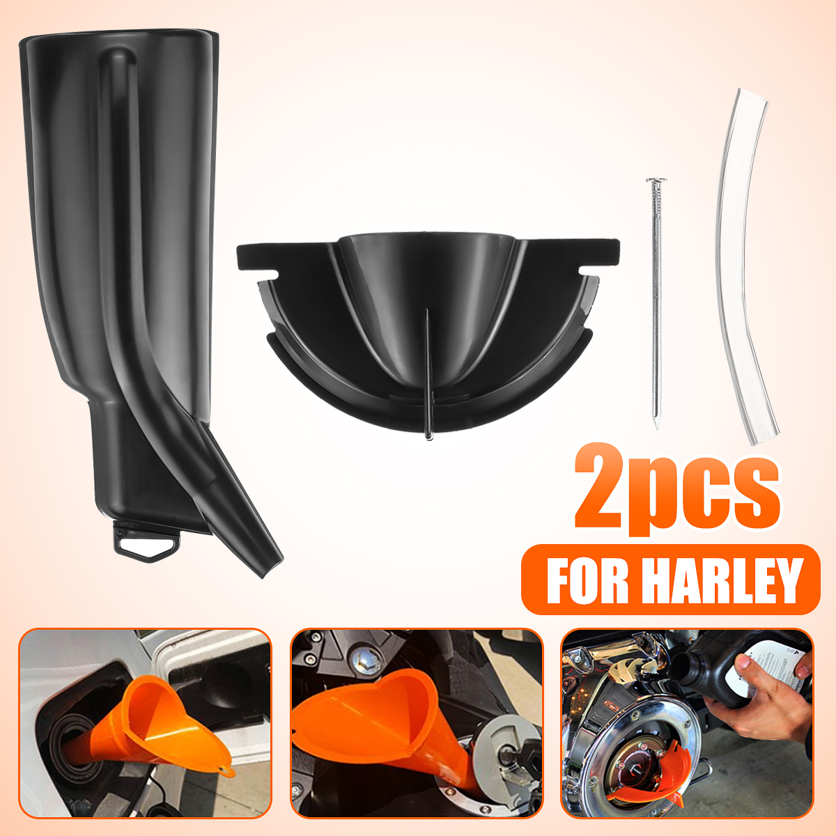 Motorcycle-Drip-Free-Oil-Filter-Funnel-Primary-Case-Oil-Fill-Funnel-For-Harley-1564233
