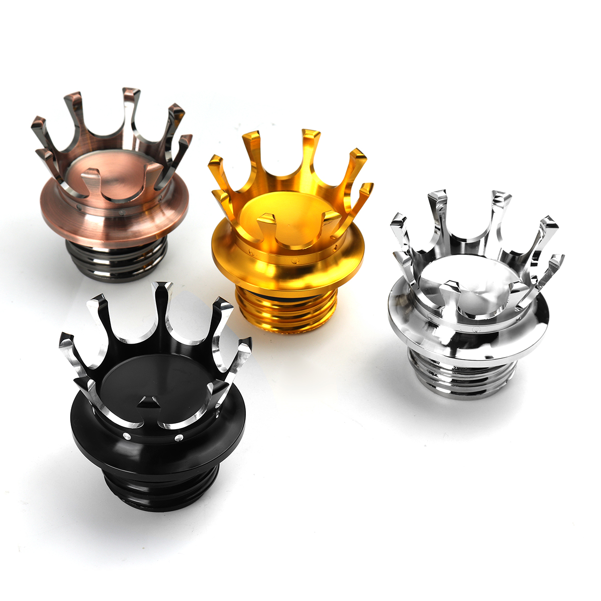 Motorcycle-Gas-Cap-Crown-Style-CNC-Flush-Tank-Cap-For-Harley-Sportster-883-1200-Road-King-Dyna-FLST--1674909