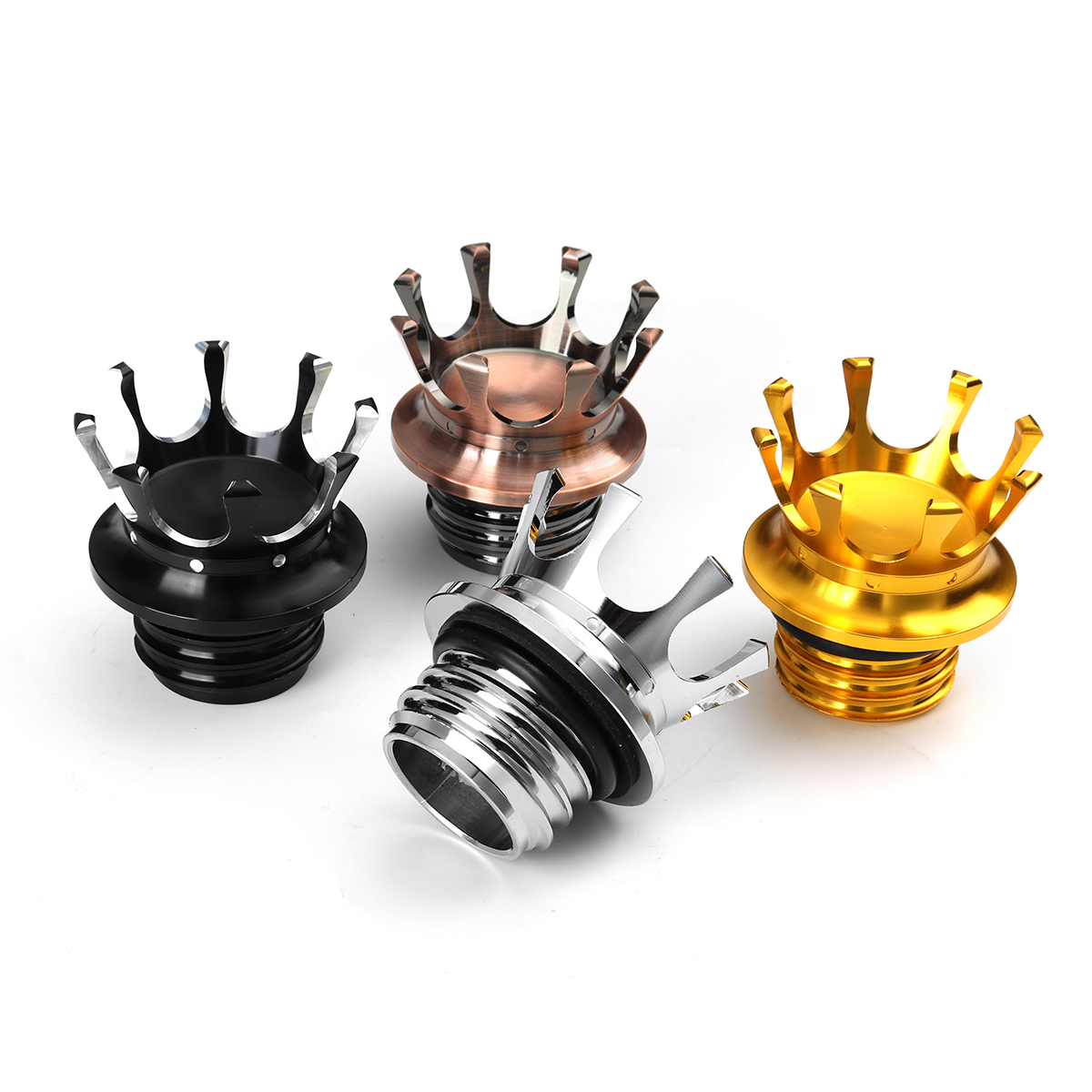 Motorcycle-Gas-Cap-Crown-Style-CNC-Flush-Tank-Cap-For-Harley-Sportster-883-1200-Road-King-Dyna-FLST--1674909