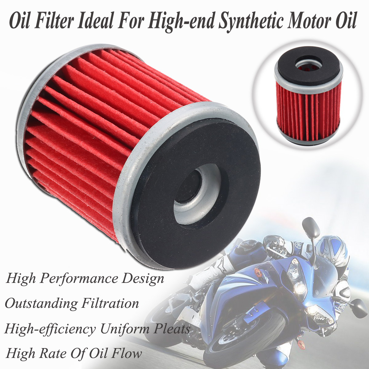 Motorcycle-Oil-Filter-For-Yamaha-WR250F-WR450F-YZ250F-YZ450F-1140879