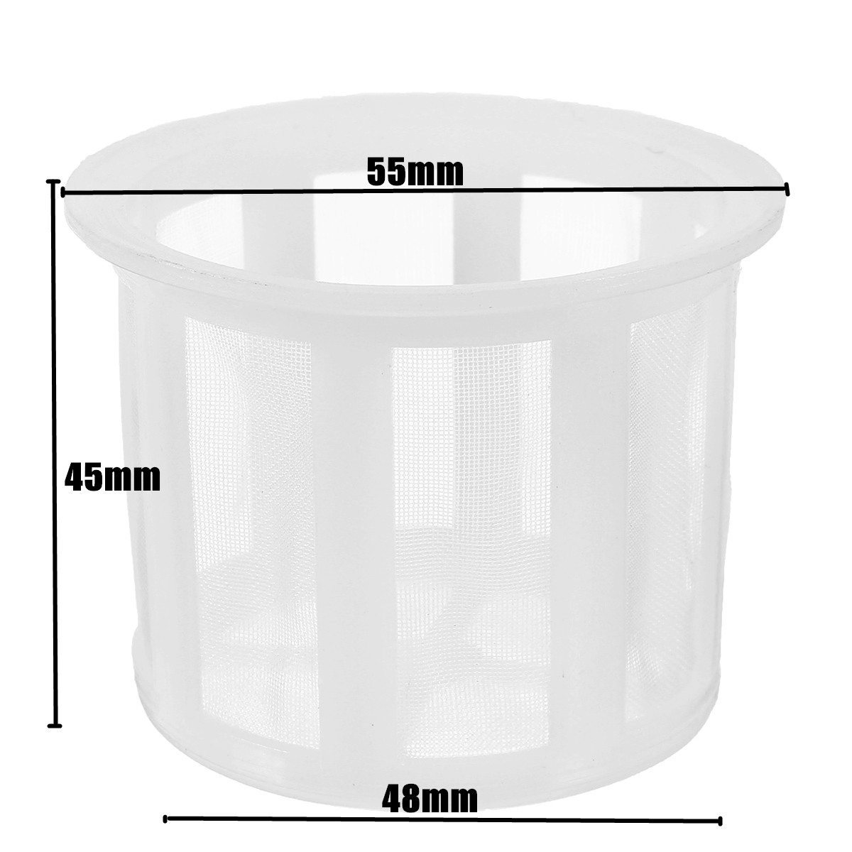 Plastic-Fuel-Gas-Tank-Filter-Strainer-0H1326-Petrol-Generator-Accessories-White-1424740