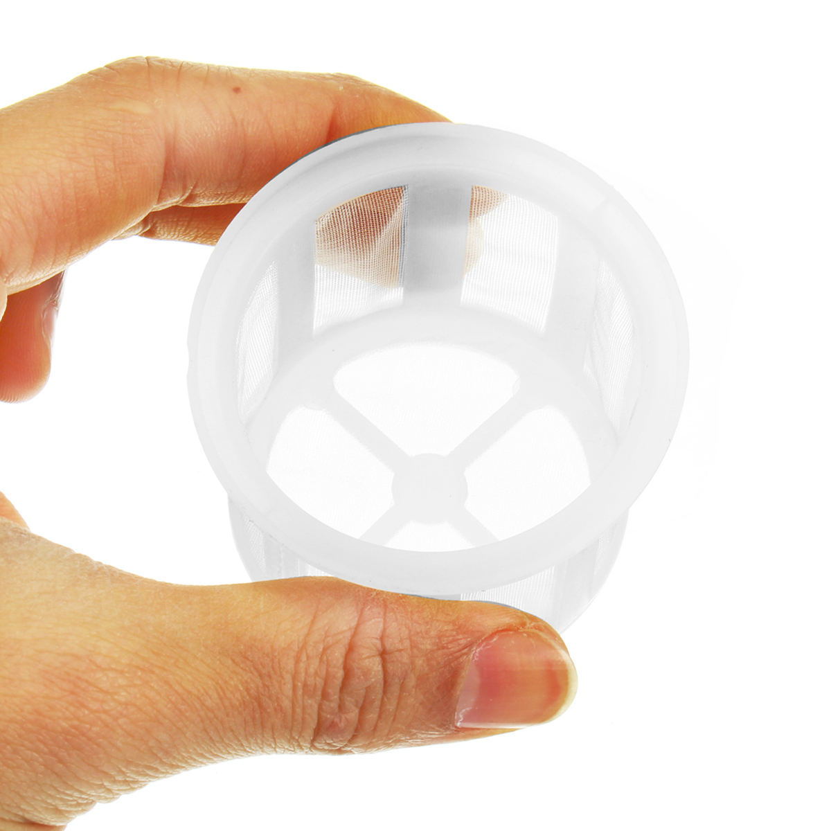 Plastic-Fuel-Gas-Tank-Filter-Strainer-0H1326-Petrol-Generator-Accessories-White-1424740