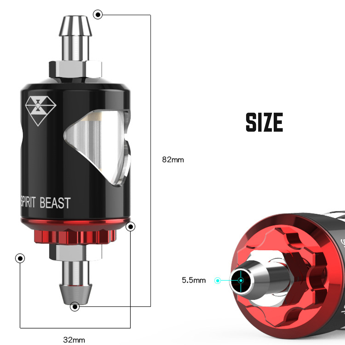 SPIRIT-BEAST-Aluminum-Motorcycle-Gasoline-Oil-Fuel-Filter-Prevent-Impurities-1481022