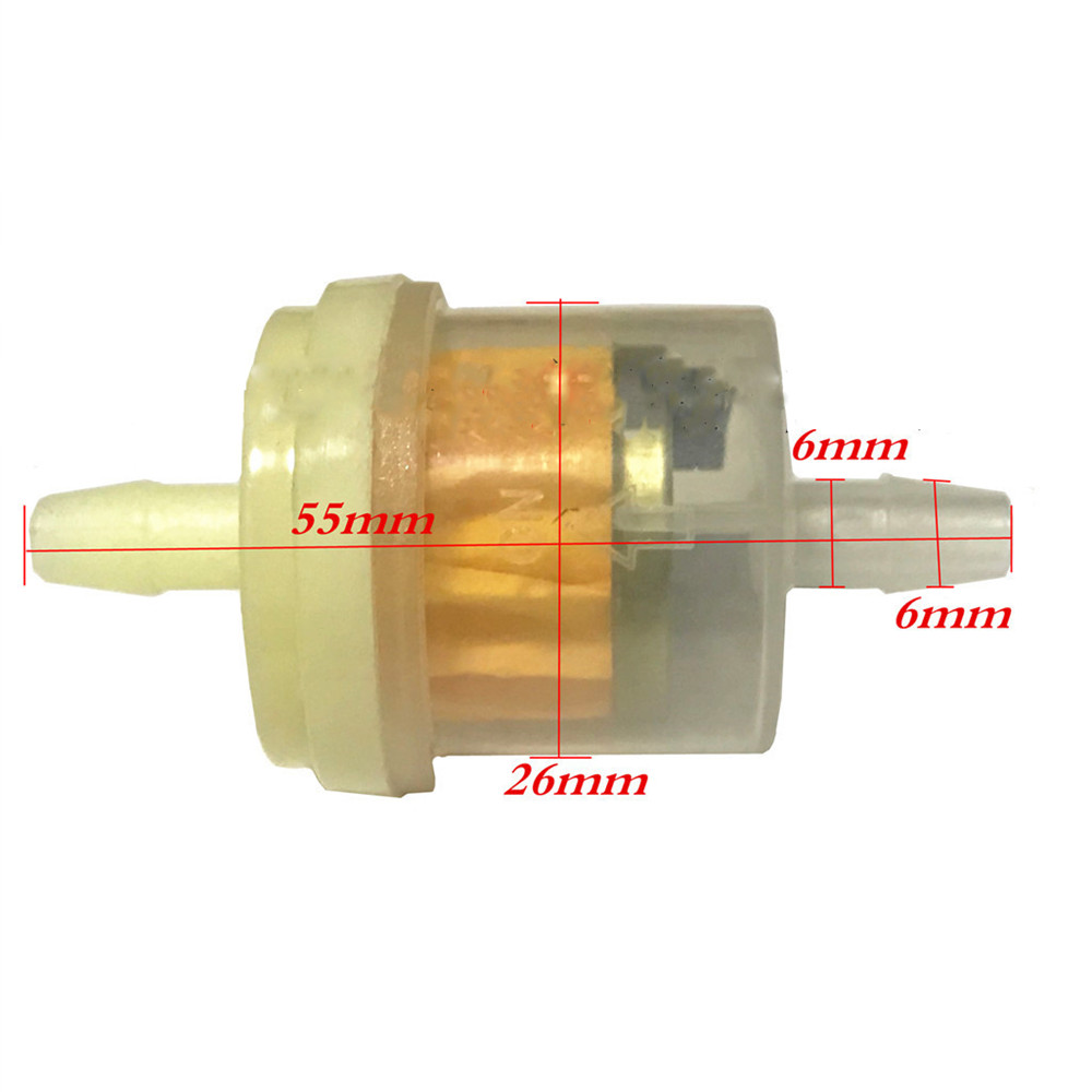 Universal-14quot-6mm-Motorcycle-Scooter-Hose-Inline-Gas-Fuel-Gasoline-Filter-1440914