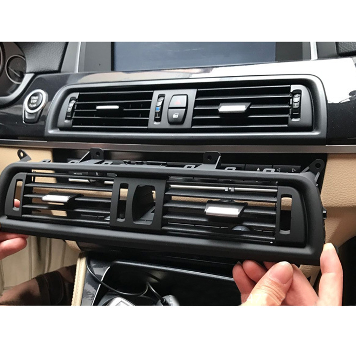 Car-Front-Dash-Panel-Center-Fresh-Air-Outlet-Vent-Grille-Cover-For-BMW-5-F10-F18-1251107