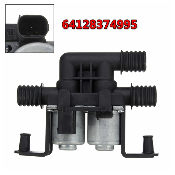Heater-Control-Valves-Dual-Solenoid-For-BMW-5Series-E38-E39-E46-E53-X5-6412837499-1270127