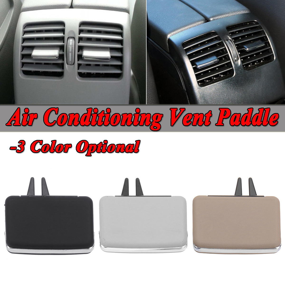 Rear-Air-AC-Vent-Outlet-Paddle-For-Benz-W204-W212-GLKX204-C260-C300-GLK200-GLK300-1569048