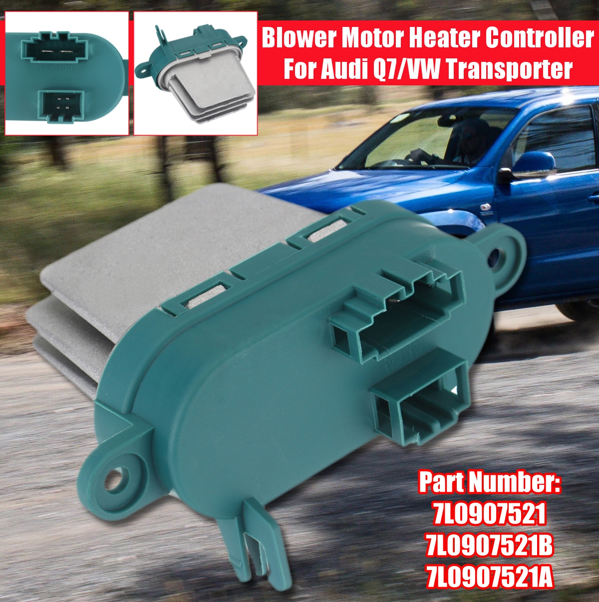 Transporter-Blower-Fan-Motor-Heater-Resistor-Speed-Controller-For-Audi-Q7-VW-Transporter-Seat-Alhamb-1656568