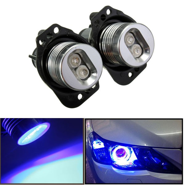 12V-LED-Headlight-Angel-Eyes-Halo-Rings-Bulb-Lamp-Blue-Light-for-BWM-E90-E91-1002579