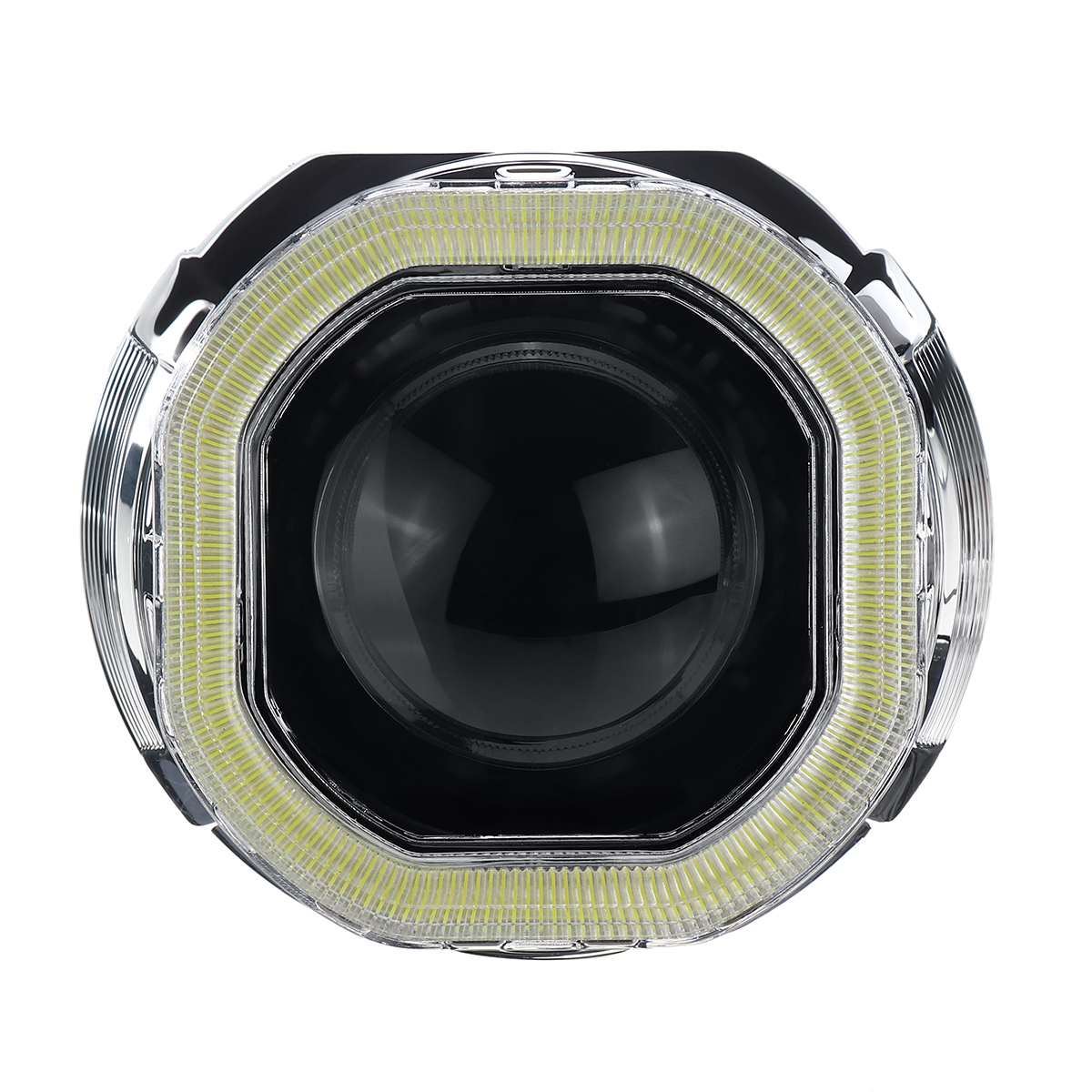 25-Incn-Car-COB-LED-Angel-Eyes-Halo-Headlight-Day-Running-Lights-DRL-HID-Xenon-Projector-Lens-Kit-Sq-1593626
