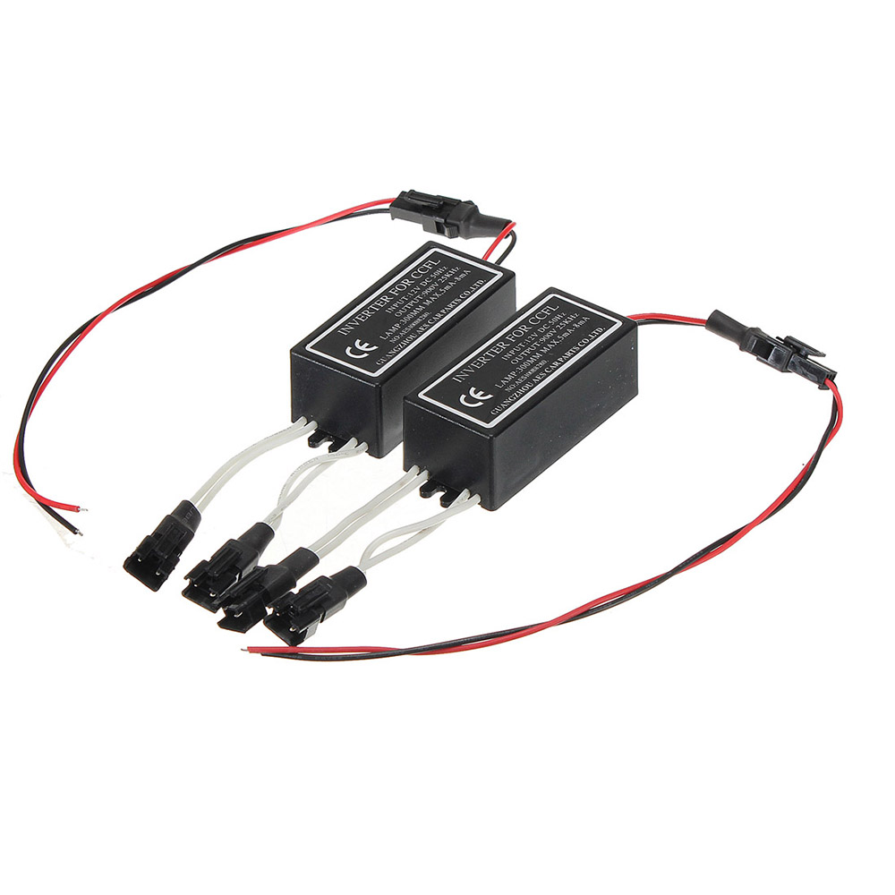 2PCS-12V-CCFL-Halo-Ring-Spare-Inverter-Ballast-Angel-Eyes-Ring-Kit-68724