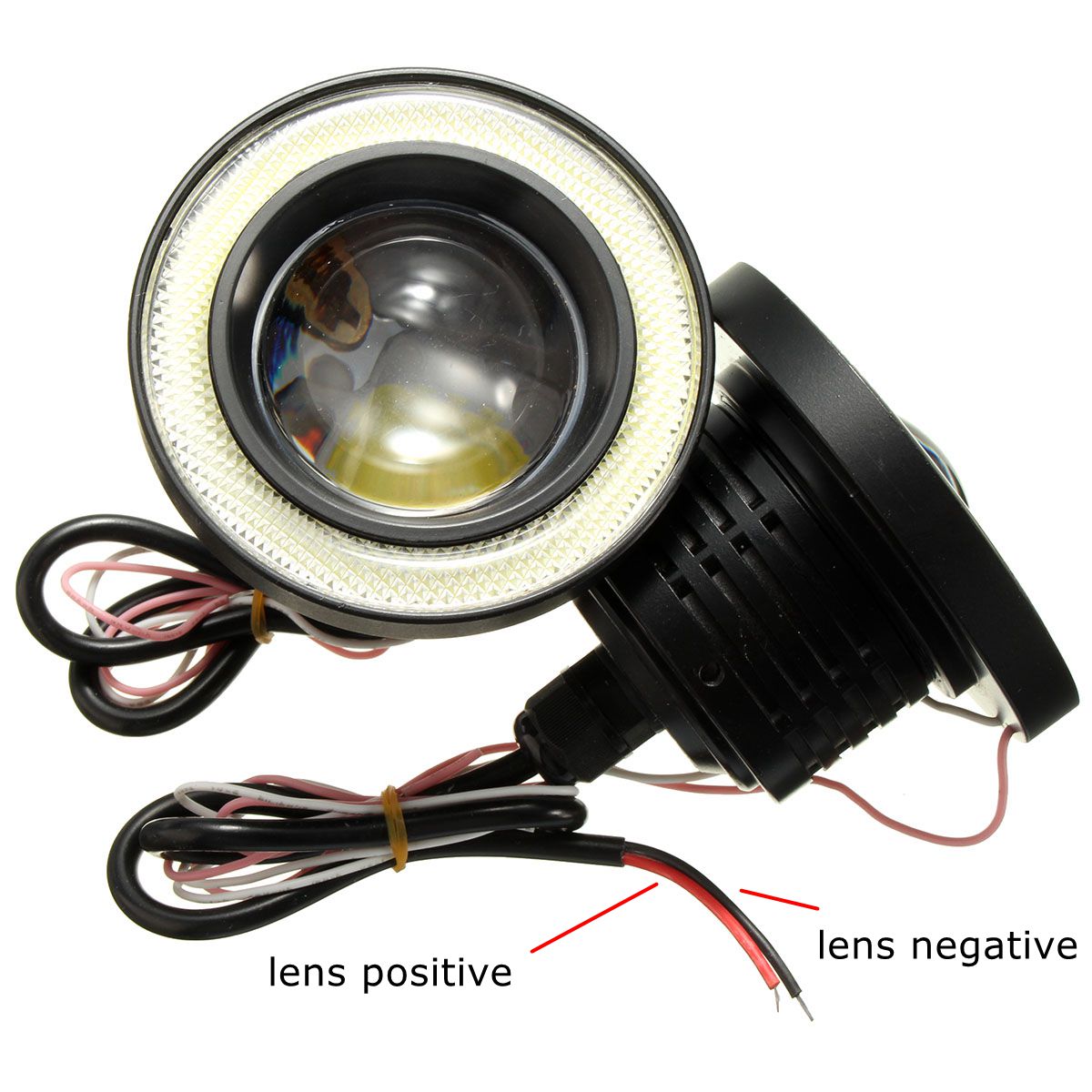 2PCS-20W-35-Inch-LED-Projector-Car-Fog-Lights-White-with-COB-Angel-Eyes-Halo-Rings-Bulb-White-1007890