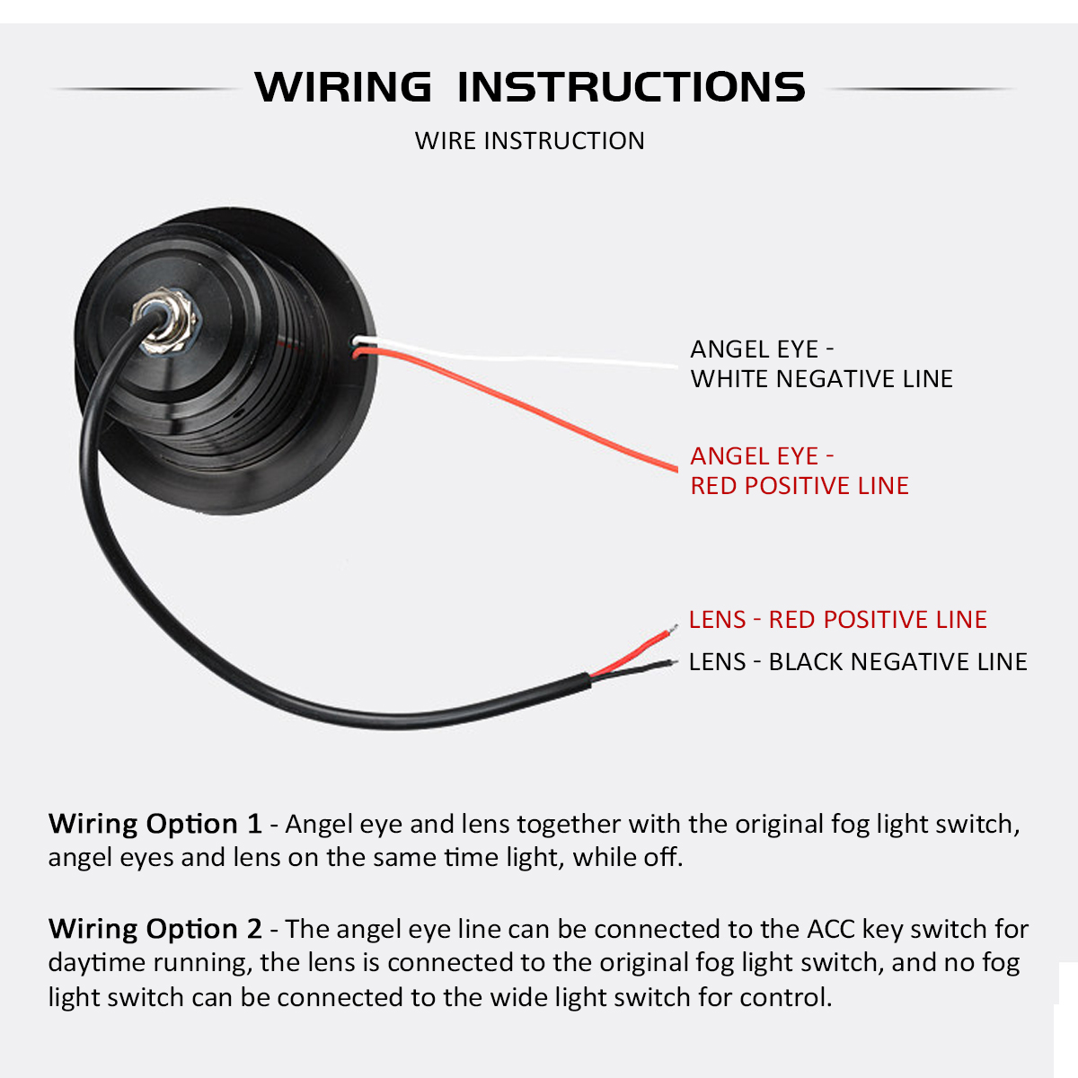 2PCS-20W-35-Inch-LED-Projector-Car-Fog-Lights-White-with-COB-Angel-Eyes-Halo-Rings-Bulb-White-1007890