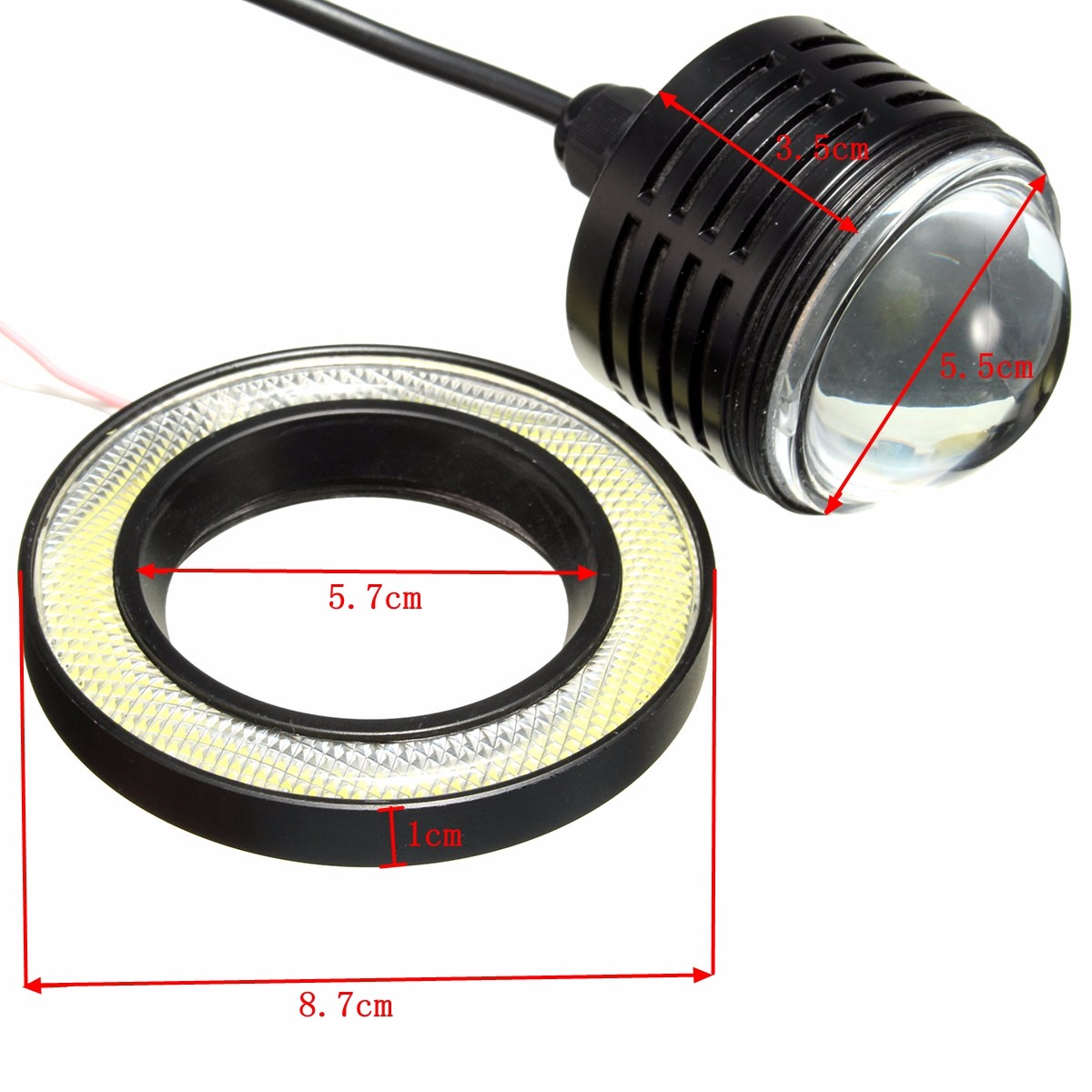 2PCS-20W-35-Inch-LED-Projector-Car-Fog-Lights-White-with-COB-Angel-Eyes-Halo-Rings-Bulb-White-1007890
