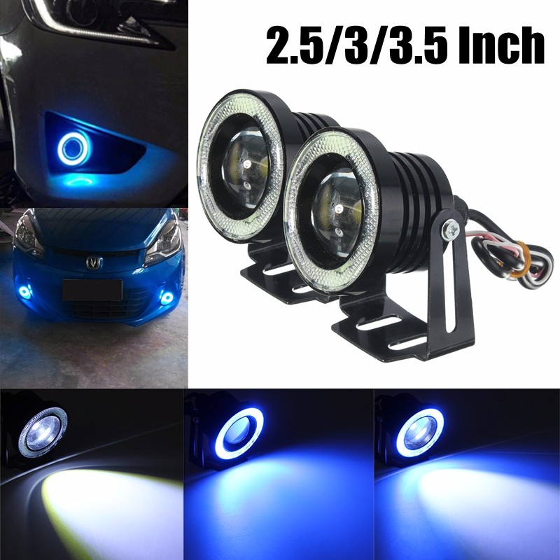 2PCS-30W-LED-Car-Fog-Lights-White-with-25335-Inch-COB-Angle-Eyes-Halo-Ring-Bulb-Ice-Blue-Universal-1093024