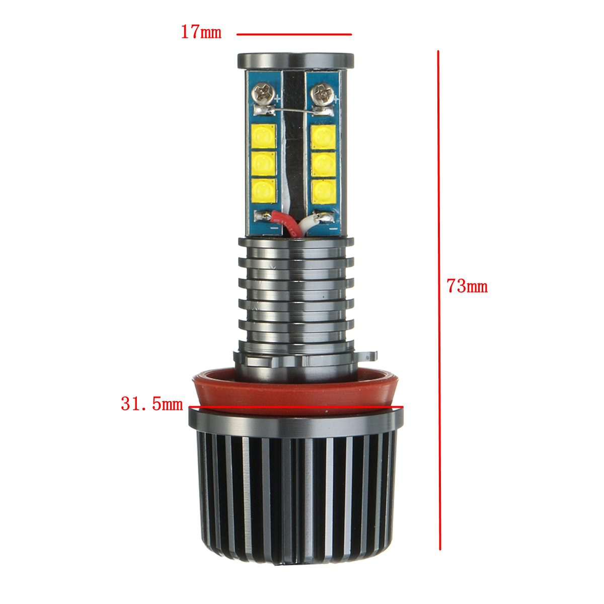 2Pcs-120W-H8-LED-Angel-Eyes-Light--White-lamp-For-BMW-E92-1125437