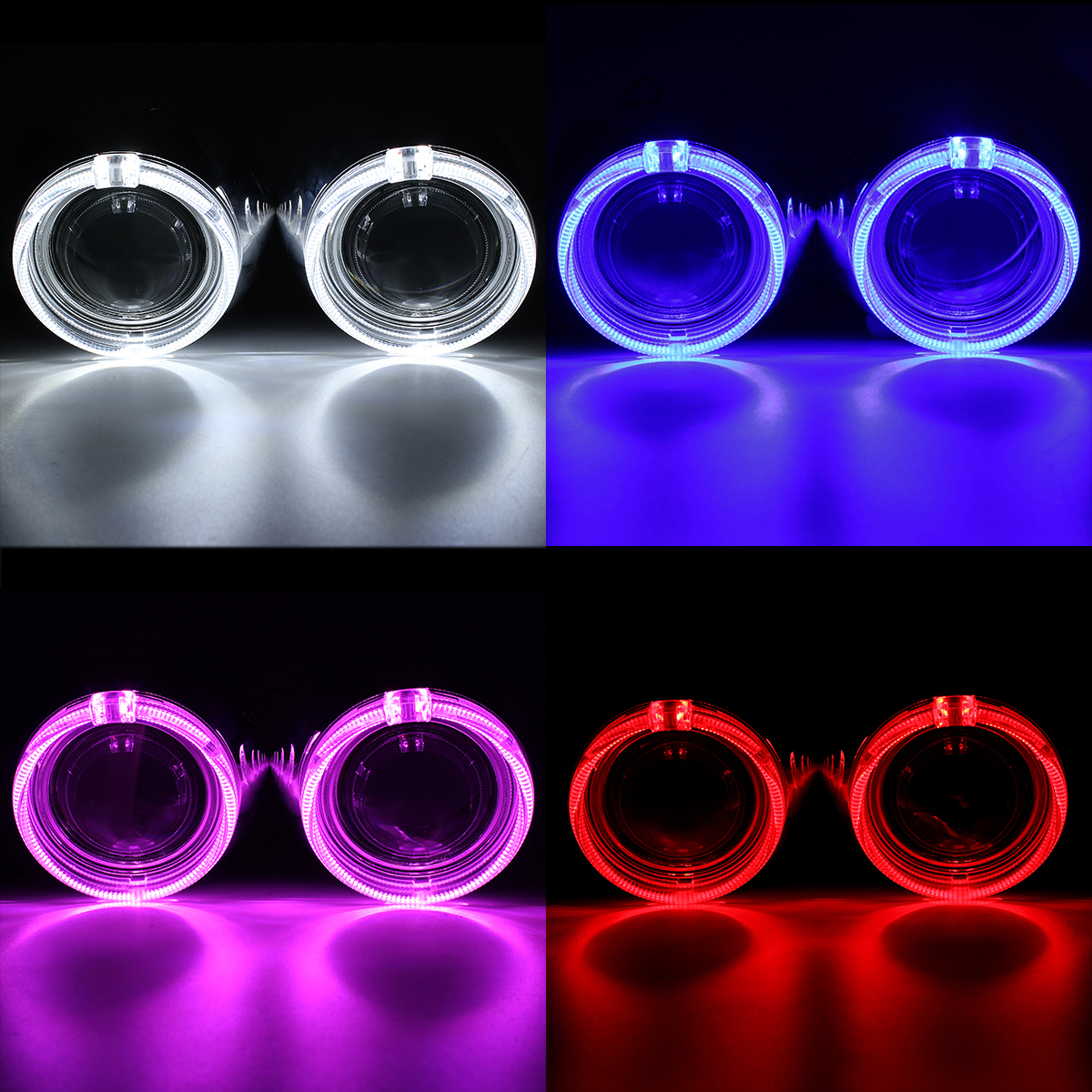 2Pcs-Mini-Car-LED-Projector-Headlights-Halo-Ring-Angel-Eye-Lights-LHD-Bi-Xenon-HID-Lamps-3000LM-3-In-1681100