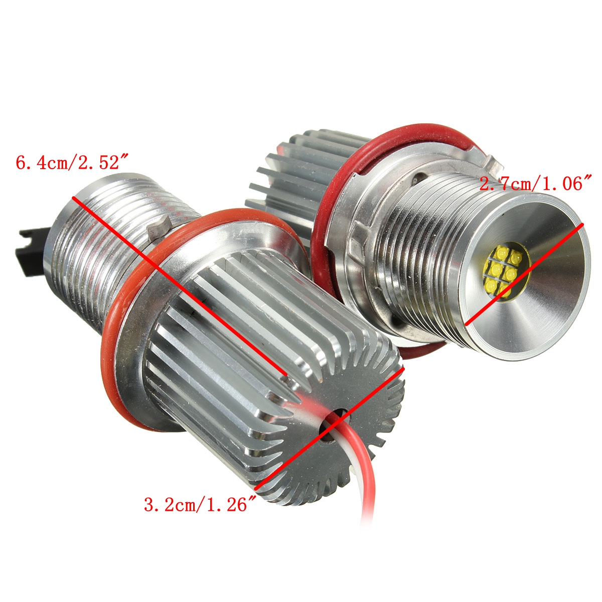 45W-White-Angel-Eyes-Halo-Ring-Light-9-LED-Marker-Bulb-For-BMW-E39-E53-E60-1019245
