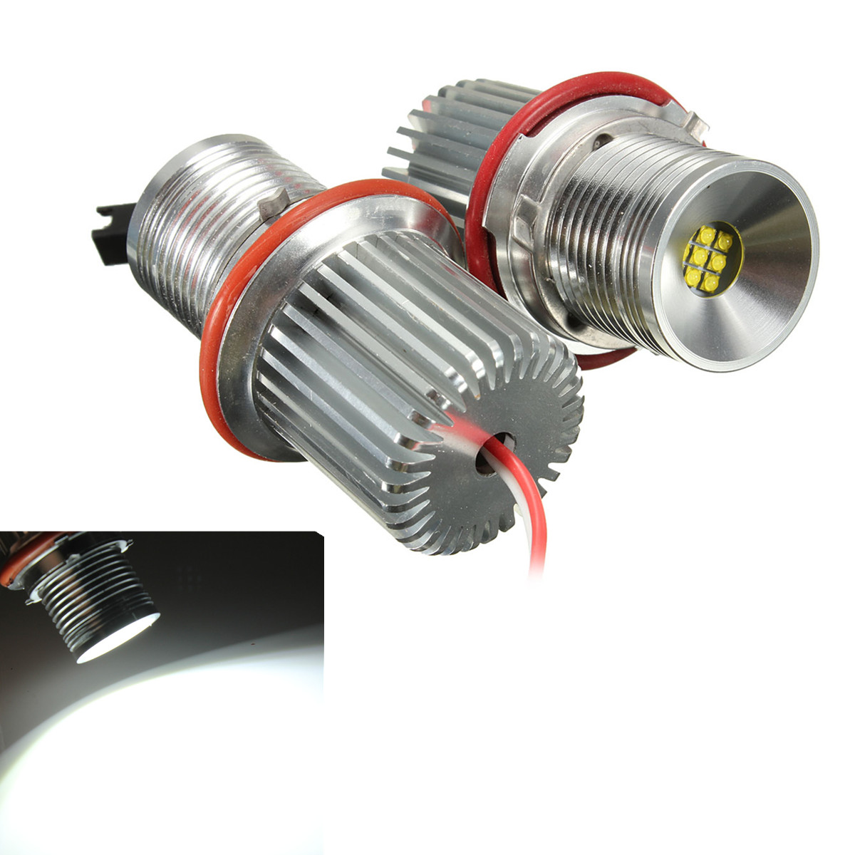 45W-White-Angel-Eyes-Halo-Ring-Light-9-LED-Marker-Bulb-For-BMW-E39-E53-E60-1019245