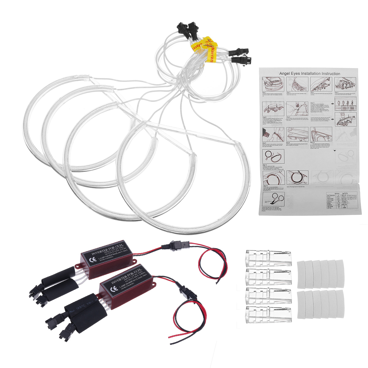 4PCS-146MM131MM-CCFL-LED-Angel-Eyes-Light-Headlight-Halo-Ring-Set-White-Color-For-BMW-E46-1702016