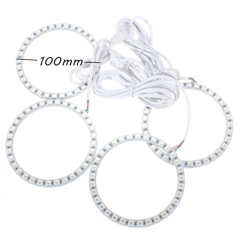 4PCS-RGB-100MM-Multi-Color-5050-Flash-LED-SMD-12V-Angel-Eyes--Remote-Control-1030732