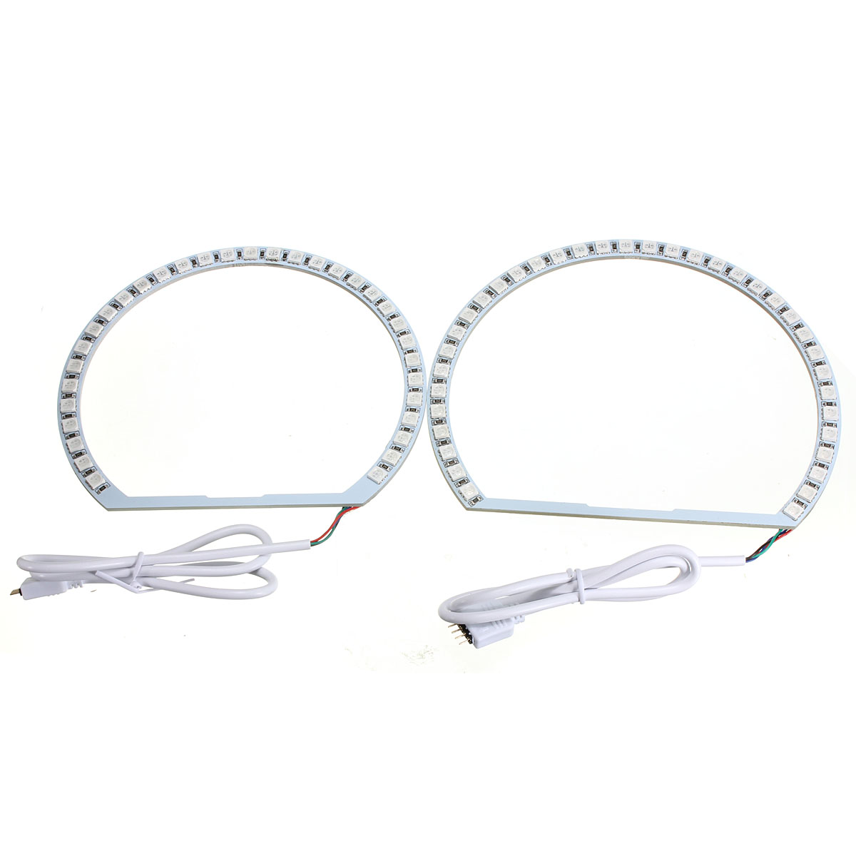 Multi-Color-RGB-LED-Flash-Strobe-Light-Angel-Eye-Rings-for-BMW-E46-3-5-7-Series-1019709