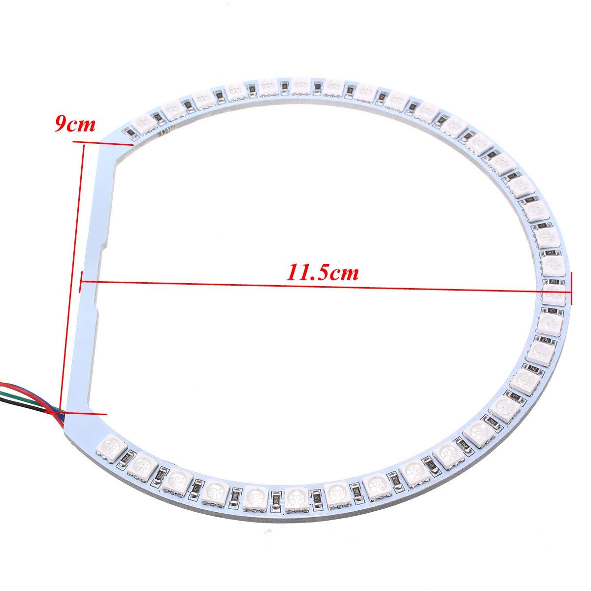 Multi-Color-RGB-LED-Flash-Strobe-Light-Angel-Eye-Rings-for-BMW-E46-3-5-7-Series-1019709