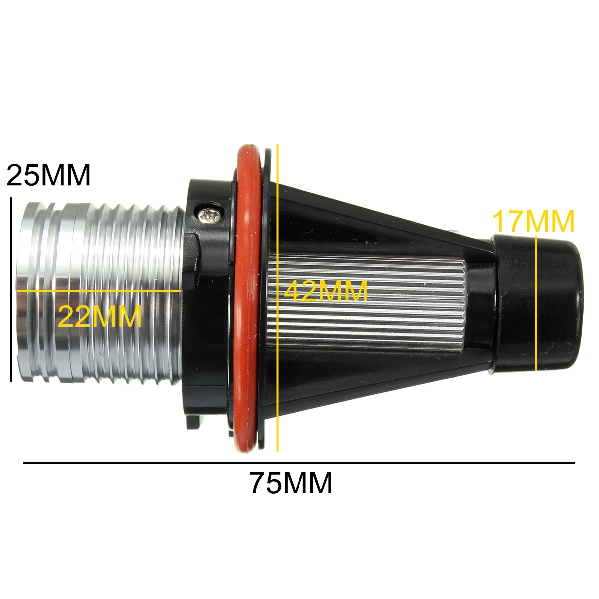 Pair-20W-LED-Headlights-Angel-Eye-Lights-Halo-Bulbs-For-BMW-E39-E60-E63-E64-E53-X5-1019708