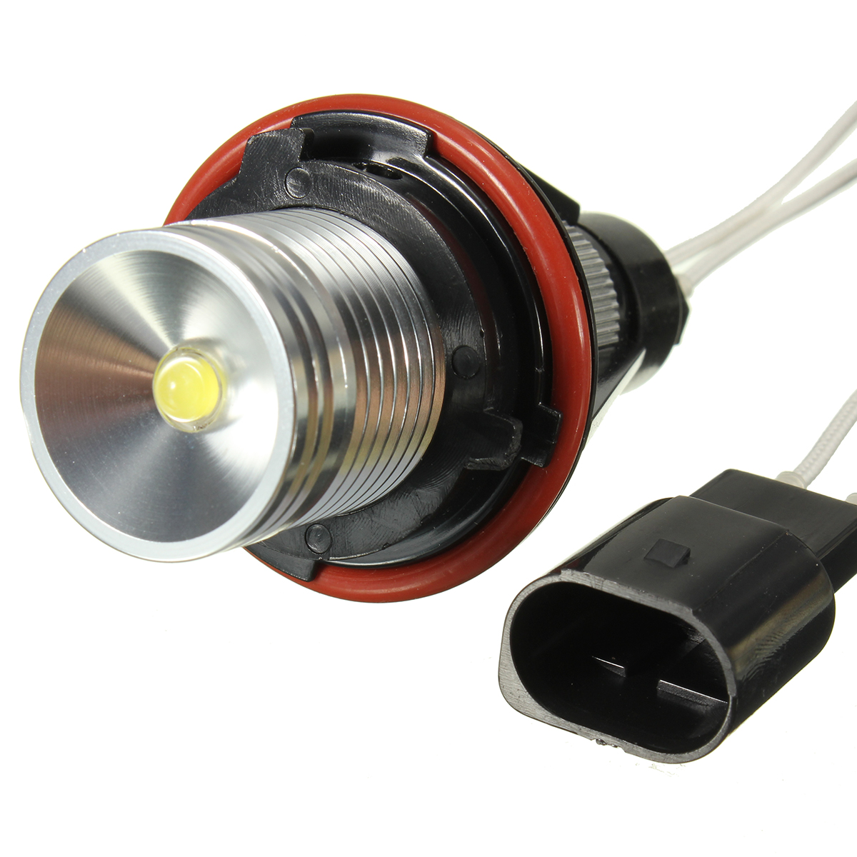 Pair-20W-LED-Headlights-Angel-Eye-Lights-Halo-Bulbs-For-BMW-E39-E60-E63-E64-E53-X5-1019708