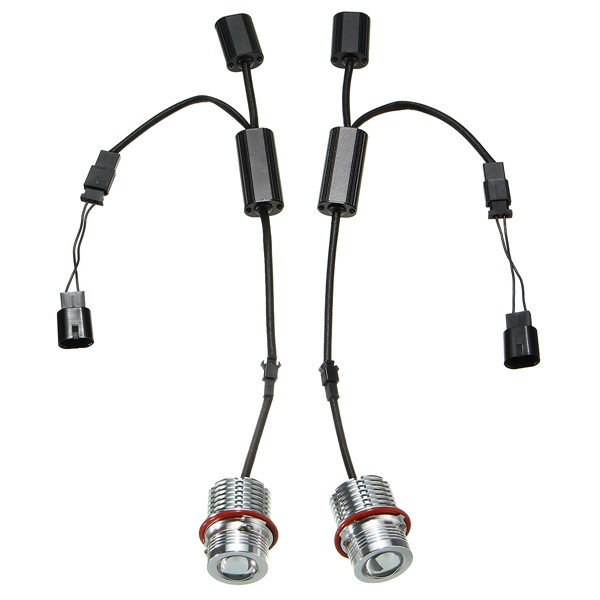 Pair-60W-Angel-Eyes-Halo-Ring-Maker-Light--Error-Free-For-BMW-E39-E60-E63-E53-1101245