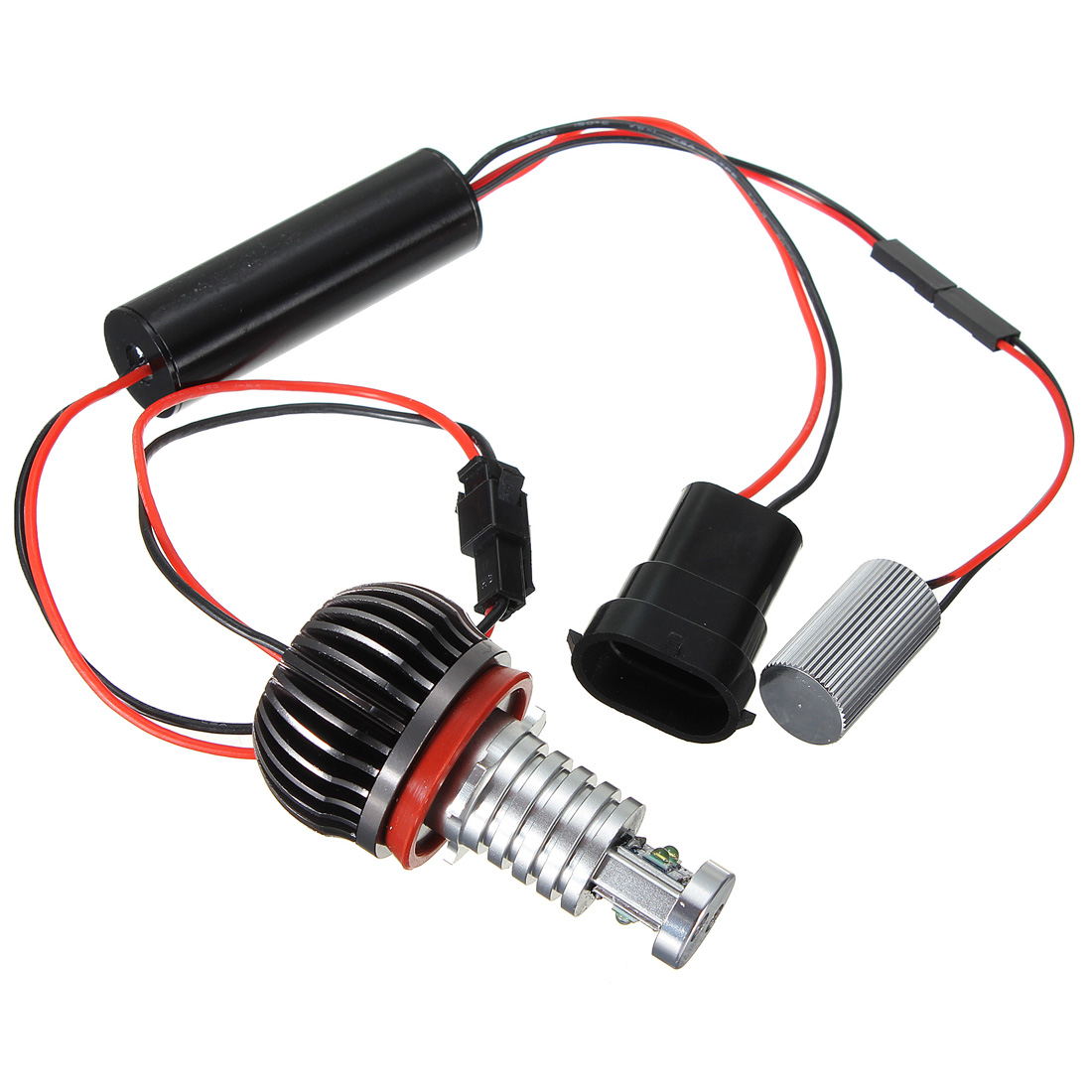 Pair-H8-20W-LED-Angel-Eyes-High-Power-Lights-for-BMW-E82-E87-E90-76889