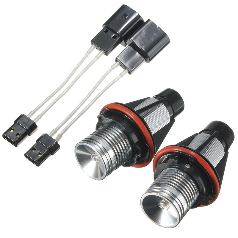 Pair-Red-Angel-Eyes-LED-Lights-Ring-Marker-Xenon-HID-for-BMW-E39-E60-E53-E65-1047222