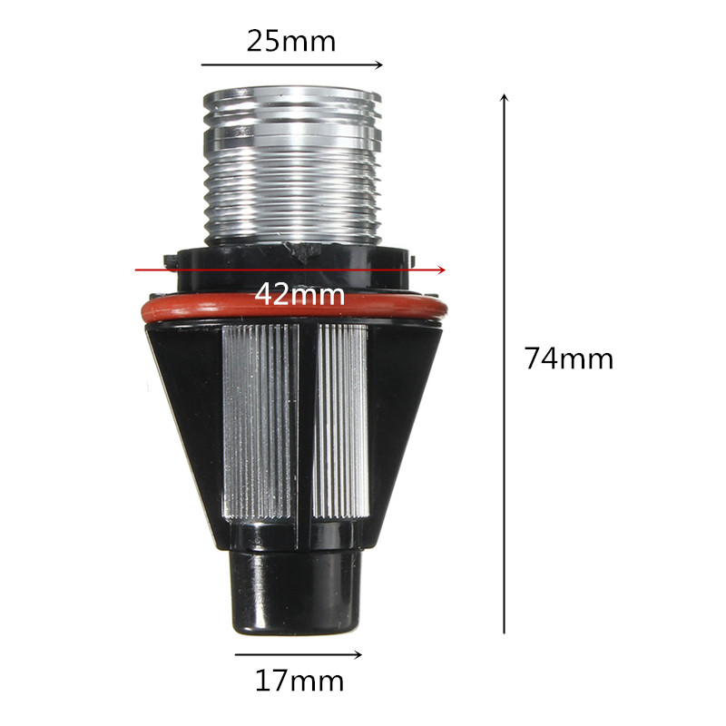 Pair-Red-Angel-Eyes-LED-Lights-Ring-Marker-Xenon-HID-for-BMW-E39-E60-E53-E65-1047222