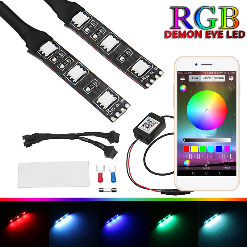 Pair-bluetooth-APP-Control-5050-RGB-LED-DemonAngel-Eyes-Lights-for-Offroad-Headlight-Retrofit-1279530