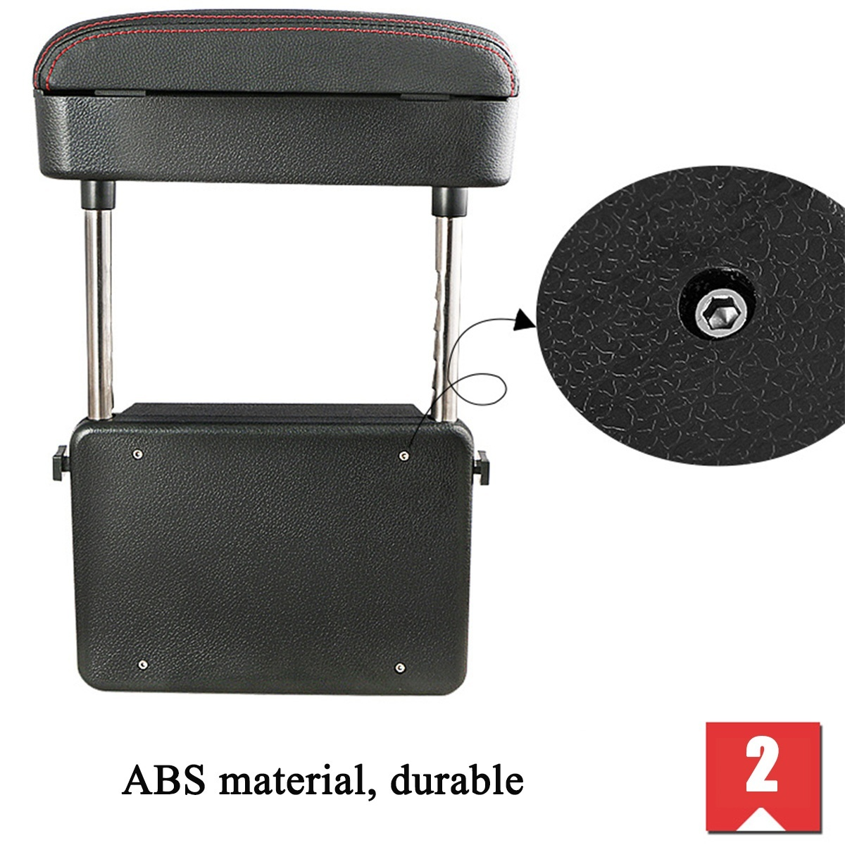 10W-Wireless-Charger-Armrest-Storage-Box-Support-Bracket-Adjustment-Height-Box-1724217