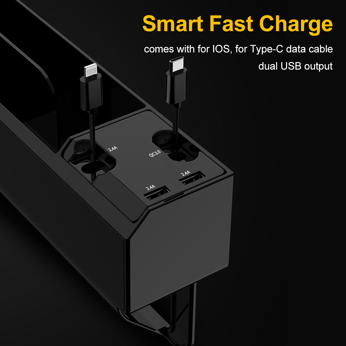 2-USB-Charging-Car-Dual-Opening-Armrest-Box-Central-Console-Cup-Holder-Storage-1744854