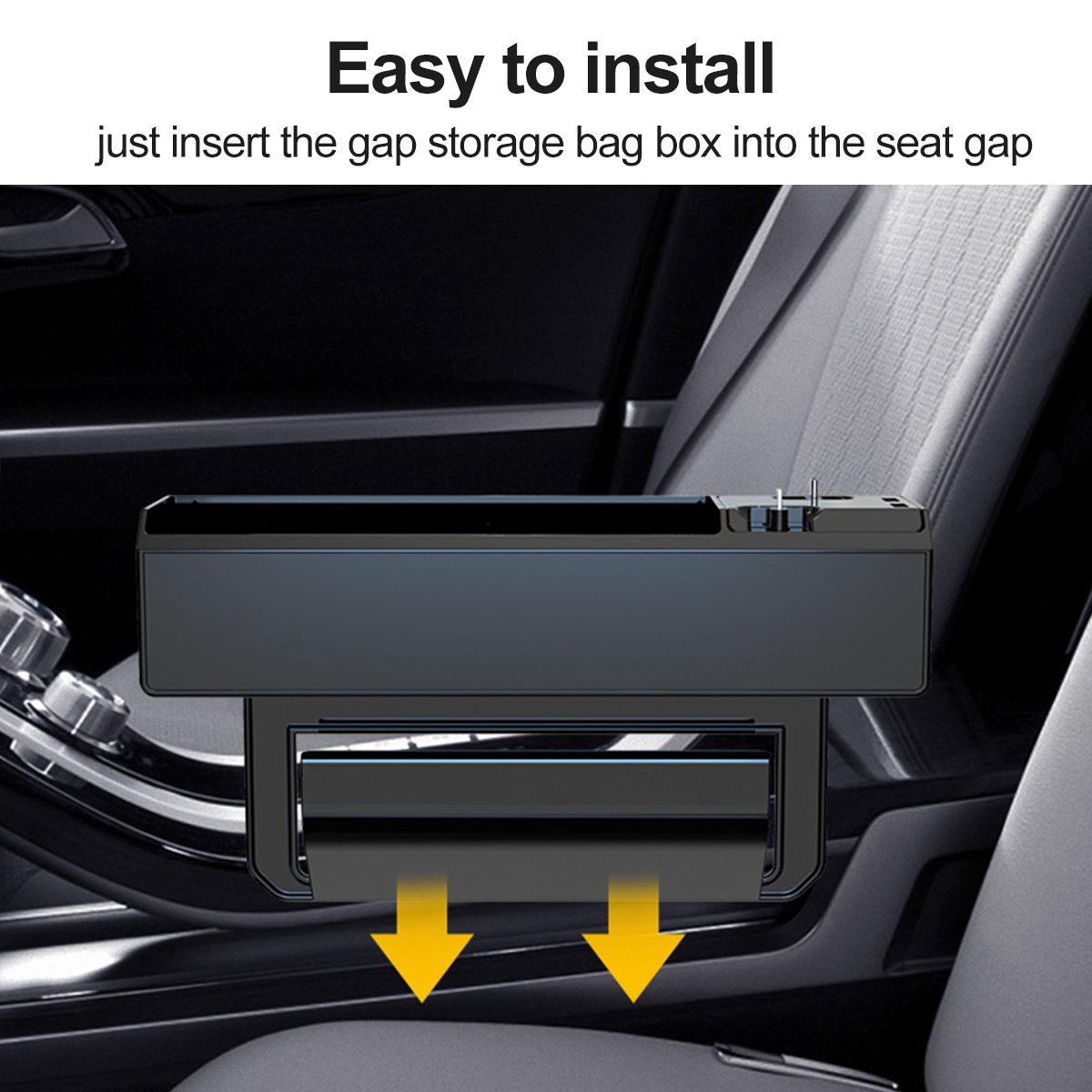 2-USB-Charging-Car-Dual-Opening-Armrest-Box-Central-Console-Cup-Holder-Storage-1744854