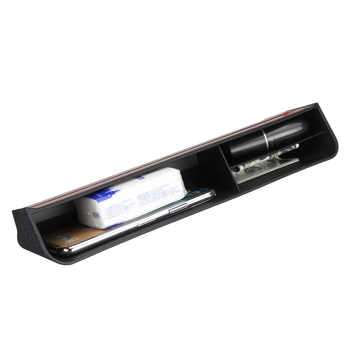 ABS-Black-Central-Control-Gear-Armrest-Storage-Box-Trim-For-Mercedes-Benz-B-W247-2020-1767431