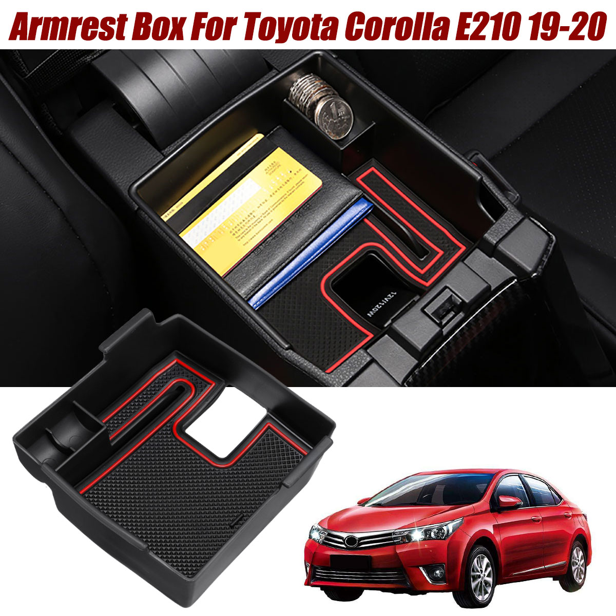 Armrest-Storage-Box-for-Toyota-Corolla-E210-2019-20-Central-Console-Tray-Mat-1813932
